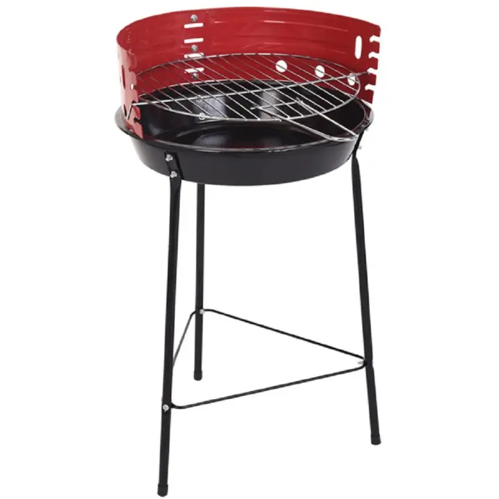 Vaggan Barbacoa 3 Pies Redonda 33 Cm Chapa Alta Calidad - 1