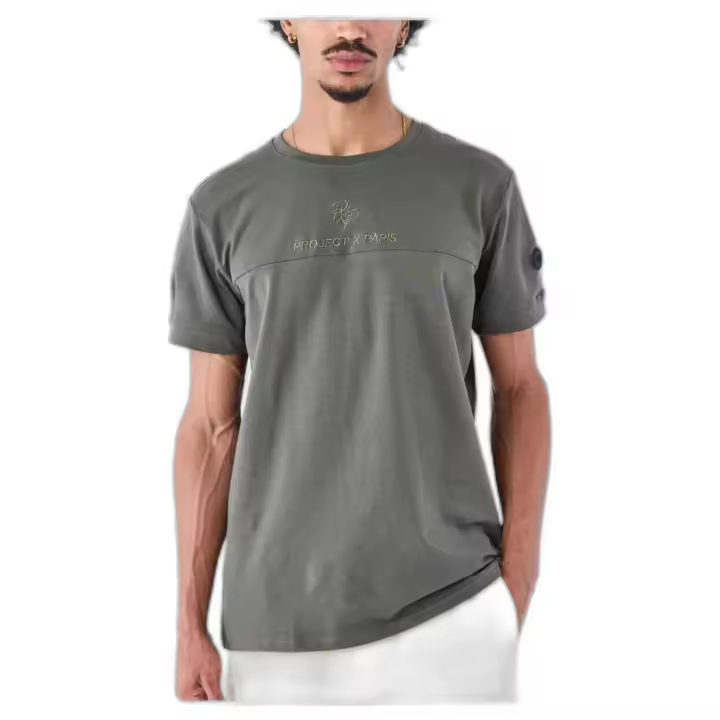 Camiseta de Manga Corta Project X Paris  para hombre en color gris - 1