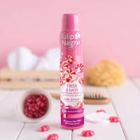 Tulipán Negro Gel Besitos Fresa 650ml, Desodorante Fresa y Nata 200ml y Champú Micelar High Volume 400 ml Briseis S.A. - details 2