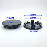 4pcs 70mm Tapas De Centro De Eje Para Ruedas De Coche Universales Negras/Oro Adecuadas Para RM Rines Tipo Tapas De Centro De Eje De Automóvil - details 10