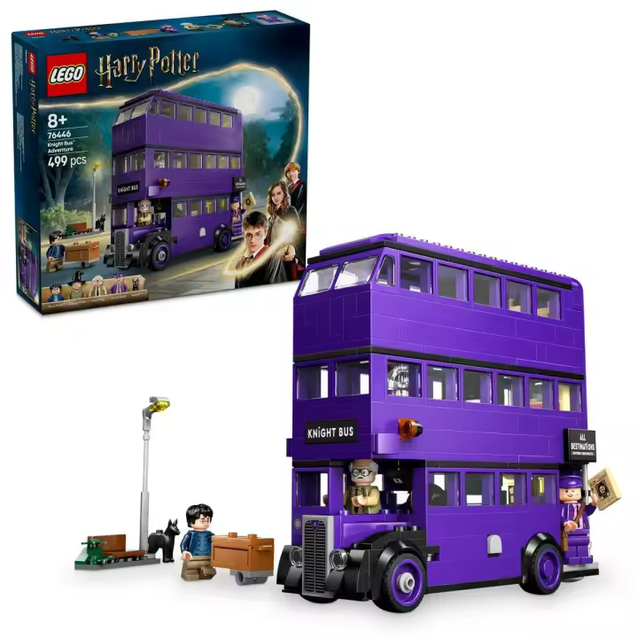 LEGO 76446 Harry Potter Aventura en el Autobús Noctámbulo, Vehículo de Juguete, Original Obsequio de Cumpleaños para Niños, Niñas y Fans a partir de 8 Años, Set de Construcción - 1
