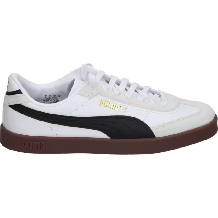 PUMA | Zapatillas Puma Club II Era para Moda Joven – Deportiva en Color Blanco con Detalles en Beige y Negro – Sneakers con Cordones – Estilo Casual – Cómodas y Versátiles – Tendencia – Modelo 401489-02 - 1