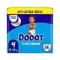 Pañales Dodot Talla 4 - Extra Absorción - Bebé Seco - 9 a 14 kg - 58 UDS - details 0
