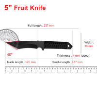 Cuchillo De Cocina Multipropósito Acero Inoxidable Mango De Cuerda BBQ Cuchillo De Carne Y Pescado Para Preparación De Alimentos - details 1