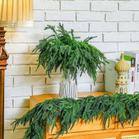 Rama De Pino Artificial Norfolk Suave Y Real Para Decoración De Navidad En Hogar Y Salón De La Chimenea Y Mesa - details 3