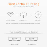 Hub ZigBee Gateway 2 En 1 Para El Hogar Compatible Con Apple HomeKit Y Tuya Smart APP Control Remoto Sensores ZigBee Compatibles Tamaño 78x78x25MM - details 9