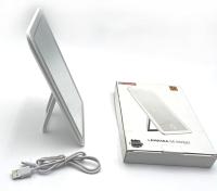 ALLPERCOM ESPEJO DE BAÑO BLANCO 13.4x20.2 Cm LUZ BLANCA USB Incluido - details 2