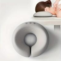 Almohada De Belleza Para Masaje Facial Almohada De Dormir Con Recubrimiento De Algodón 100% Y Espuma De Memoria Almohada Redonda Para Cuidado De La Piel - details 0