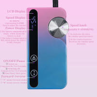 Nueva Máquina De Uñas Eléctrica Recargable 45000RPM Bajo Ruido Para Pintura De Uñas Gel Herramienta De Manicura Para Salón V7 - details 4