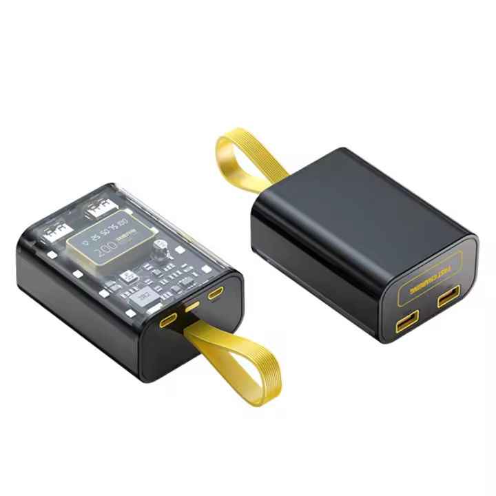 Caja De Carga Rápida 18650 Con Luz Nocturna Para DIY Power Bank Estuche Para Batería De Potencia Con Luz De Noche Para Carga Rápida - 1