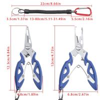 Aguja De Pesca Multifuncional Con Lanyard De Acero Inoxidable Herramienta De Pesca Para Recuperar Anillos Divididos Y Cortar Línea Accesorios De Pesca - details 0