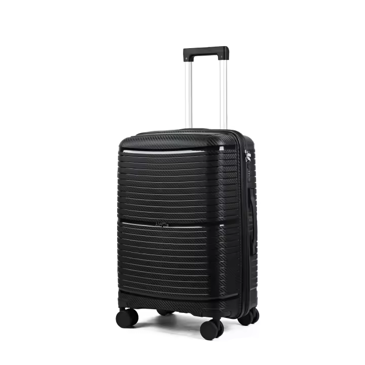 ARYVIE PPN19 Maleta de Cabina 55*36*23 cm, Material Polipropileno Ligero y Resistente con Cremallera a Prueba de Explosiones y Gama de Aluminio, Cerradura de 3 dígitos, Ruedas Silenciosas 360º Dobles Giratorias. - 1