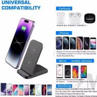 Soporte de Carga Inalámbrico Super Rápido 10W para iPhone 14 13 12 11 Pro Max Samsung Xiaomi Adaptador Compatible con Marca SAMSUNG Hecho en China - details 0