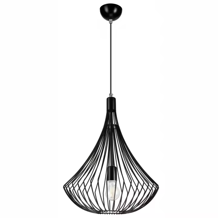 Lámpara de Suspensión Balerina, Maple, Negro, 38x38x90 cm - 1