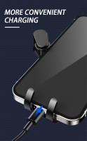 SEAMETAL Soporte De Teléfono Para Coche Universal Clip De Extensión Para Ventilador De Coche Soporte De Mano Libre Para iPhone Samsung Negro - details 7