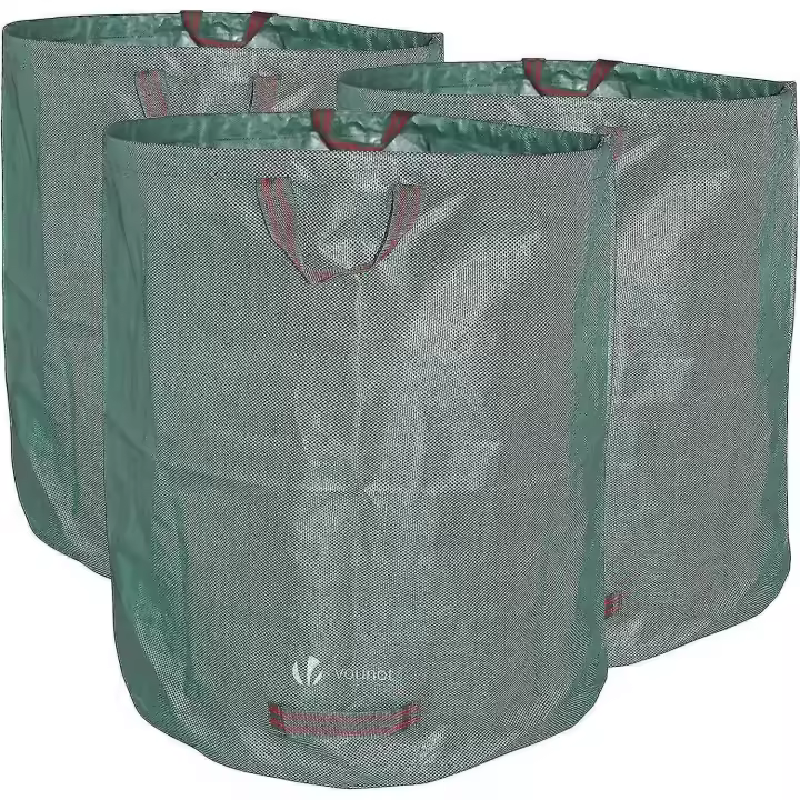 Garden Bags Set Of 3 Garden Bag 272l Heavy Duty Garden Waste Bags Garden Waste Bag Heavy Duty Pp Waste Bag Set Of 3 Garden Waste Bags Garden Trash - 1