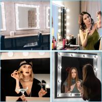 Luz de espejo Luz de tocador Luz de maquillaje Hollywood estilo regulable Luz de maquillaje espejo de luz espejo de baño - details 5