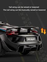 Modelo a Escala 1:18 Porsche 918 Spyder Martini Racing Aleación Vehículo Diecast Metal Simulación De Sonido Y Luz Juguete Para Niños Regalo - details 8