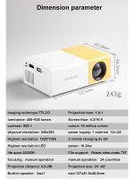 YG300 Proyector Portátil HD 1080P 800 Lumen Enfoque Manual WiFi Bluetooth Cine En Casa Exterior Video LED Proyector - details 9
