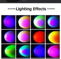 Lámpara De Noche Bluetooth Proyector De Atmósfera Rainbow Sunset Decoración De Pared Para Habitación Luz De Ambiente Para Mesa Del Dormitorio - details 2