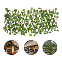Valla De Privacidad Expansible De Iva Artificial Jardín Decorativo Falso Trellis Para Balcones Patios Decoraciones Exteriores - details 13