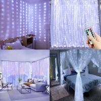 Guirnalda De Luces LED Para Ventanas 6x3M/3x3m Con Control Remoto Y Alimentación USB Decoración Navideña Para Hogar Y Jardín - details 9