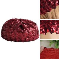 Gorro De Lentejuelas Para Mujer Beret Brillante Para Fiesta Carnival Club Baile Chic Retro Beret De Poliéster Unisex - details 1