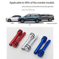 Juego De 4 Piezas De Palancas De Cerradura Para Puertas De Coche Universal Aluminio 49mm Seguridad Antipinchazos Para Automóvil - details 3