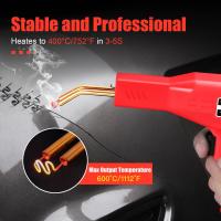 MOV-Pistola, 200 unids 50W Grapadora Caliente, Kit de reparación de parachoques del coche, Soldadura de plástico para parachoques del coche/piezas de automóviles，Calefacción, soldadura de plástico, adecuado para nailon, plástico, plástico. - details 8