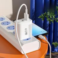 Cargador Rápido 65W GaN USB Para iPhone 15 14 Samsung Xiaomi Huawei Adaptador De Pared Con Tipo C Y USB-A Certificado UL RoHS CE - details 1