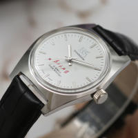 Reloj Mecánico De Mano 36MM 7120 Acero Inoxidable Impermeable Diseño Bauhaus Para Hombres Moda Y Casual Marcadores Arábigos - details 6