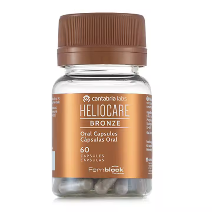 Heliocare Protección Solar Avanzada Bronze 60 Cápsulas - Bronceado Natural Duradero - 1