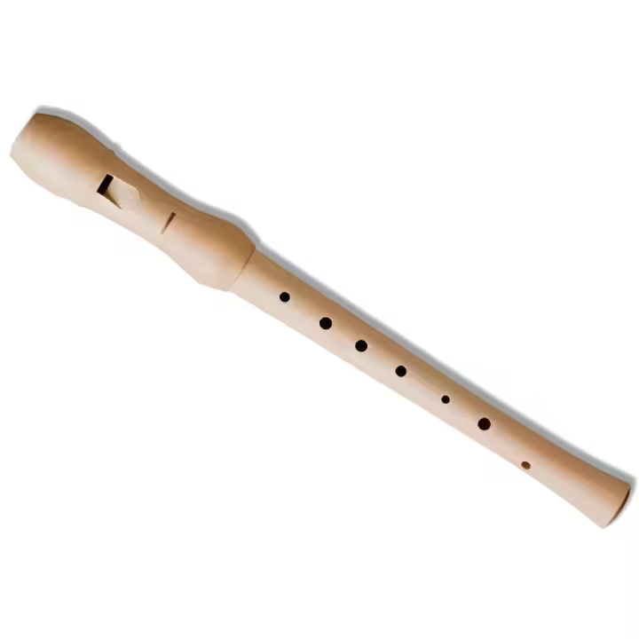 FLAUTA DULCE SOPRANO-Hohner (9533) (Madera Arce) (Alemana) (2 Piezas) - 1