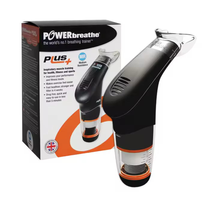 POWERbreathe Plus - Entrenamiento Musculatura Inspiratoria - Black - Color negro - 1