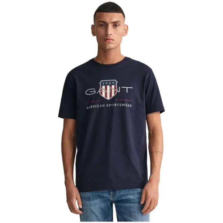 Camiseta Gant Reg Archive Shield Ss T-Shirt - 1
