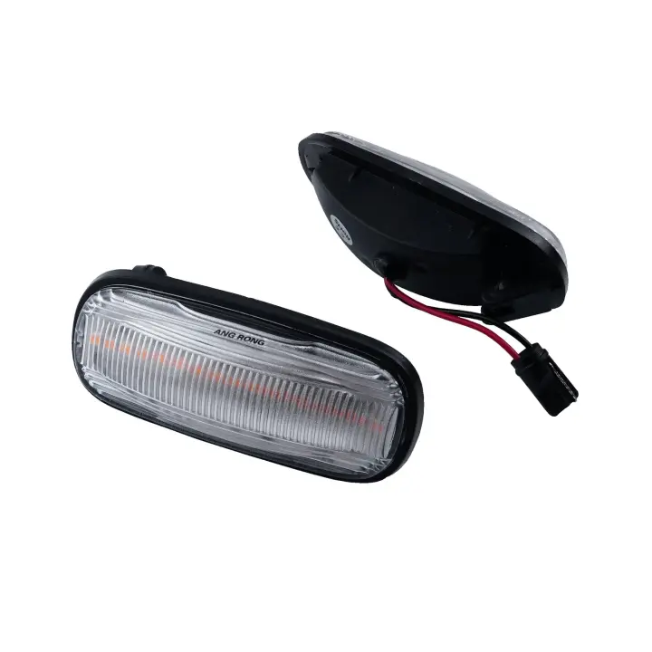 Luz Indicadora LED Lateral Con Lente Clara Para Land Rover Defender 90 110 Rover 75 1998-2016 Luz Marcador De Parachoques 12V Amarilla - 1