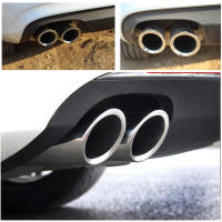 2Pcs/Set Cubiertas De Tubos De Escape Para Coche En Acero Inoxidable Apto Para Audi VW Volkswagen Instalación Trasera - details 12