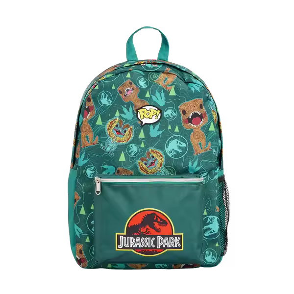 Funko Mochila Escolar De Nylon De jurassic Park Dino 33 cm de ancho x 45,7 cm de alto x 12,7 cm de profundidad Mochila Escolar Niño Mochila Escolar Niña - 1