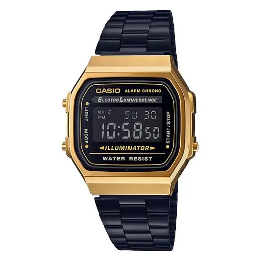 Casio Reloj de Pulsera para Hombre Mujer Analógico-Digital A168WEGB-1BEF - 1