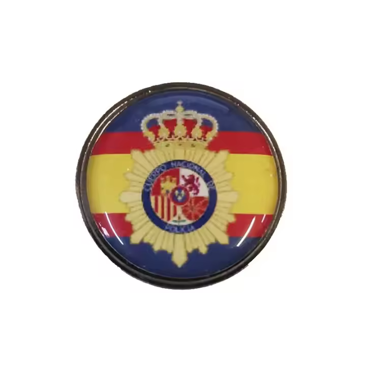 Pin Policia Nacional España con Orla en resina - 1