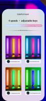 Lámpara De Mesa LED RGB Con Control Remoto Para Decoración De Habitación Y Gaming Luz Nocturna Sincronizada Con Música Para TV Y Escritorio - details 8