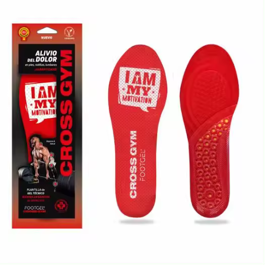 Plantillas Unisex Footgel Cross Gym - Protección de Impactos - Prevención de Lesiones - Transpirable y Antibacteriano - 1