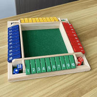Juego De Mesa Deluxo Con Dados Para 4 Personas Juego De Cartas De Cierre De Caja Con 10 Números Para Adultos Y Familias Fiesta Club Bebida - details 10