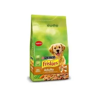 pienso para perros adultos FRISKIES con ave y verduras bolsa 3 kg - 1