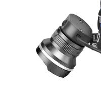Linterna Frontal LED De Aleación De Aluminio 4-Modos Zoomable Potente Recargable Uso Con Batería 18650 Para Camping Caza - details 3