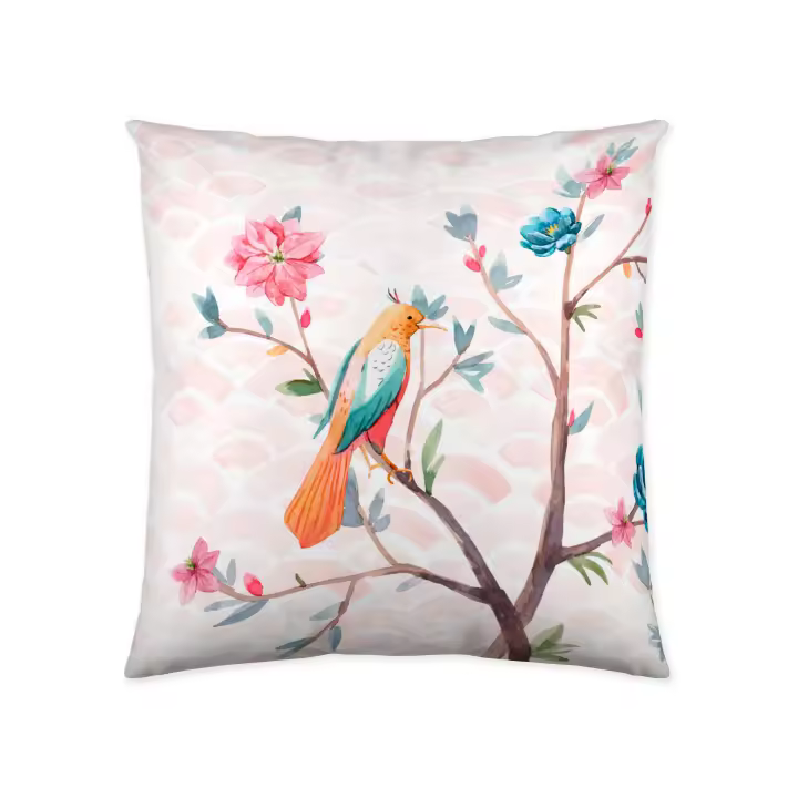 FUNDA DE COJIN VACIO 100% ALGODÓN AMALIA 60X60 CM ICEHOME FABRICADO EN ESPAÑA - 1