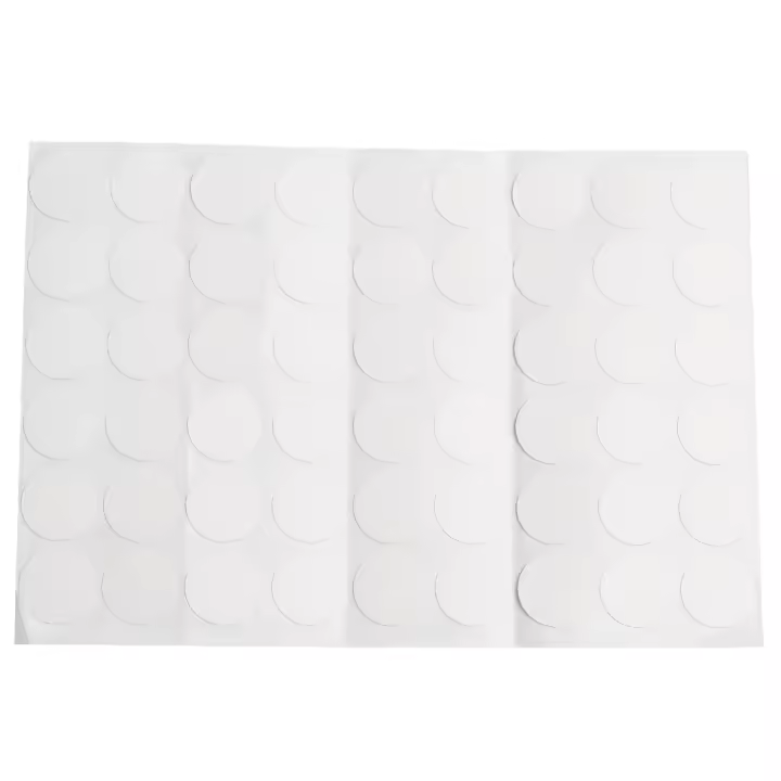 Cubiertas de tornillos autoadhesivas para armario, pegatinas para tapas, 54 en 1, color blanco - 1