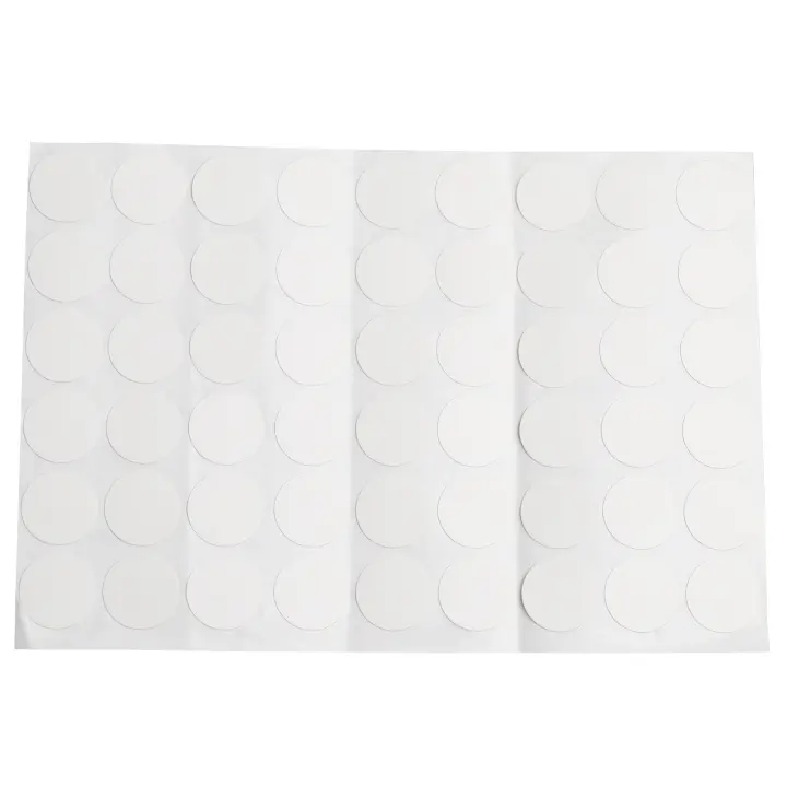 Cubiertas de tornillos autoadhesivas para armario, pegatinas para tapas, 54 en 1, color blanco - 1
