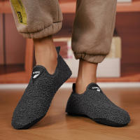 MAEDEF Zapatillas De Invierno Para Hombres Algodón Calor Interior Ligero Botines De Piel Suave Unisex Zapatos De Casa Cómodos Y Transpirables - details 29