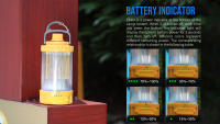 Lámpara De Camping Trustfire C2 Recargable Con Batería Integrada 21700 Para BBQ Y Tiendas De Campaña Fuente De Energía Emergente Luz LED Duración >12h Material De Aluminio - details 3